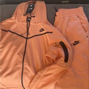 Nike Coral Hoodie and Joggers Set